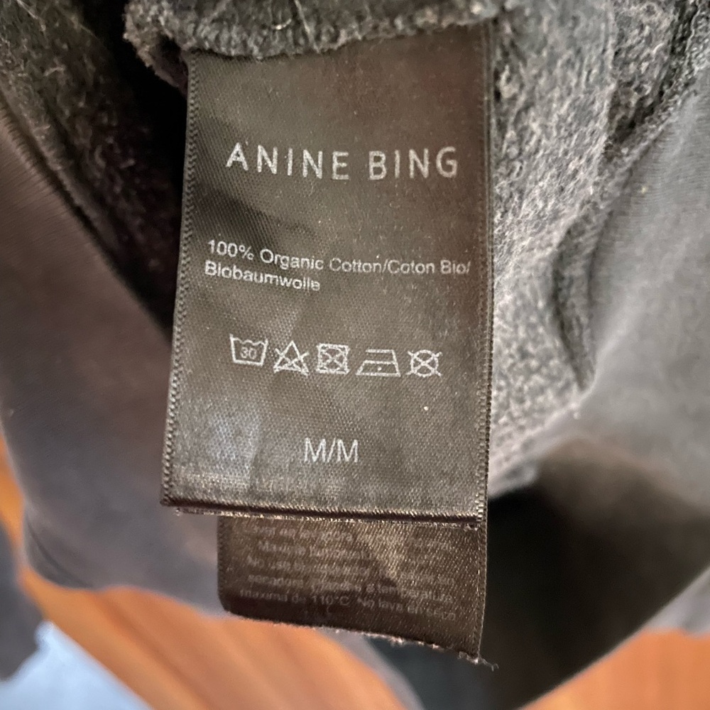 Anine Bing Stardust Charcoal Crewneck Sweater - Picture 6 of 6